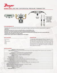 Thumbnail of document Data Sheet - 629C Wet/Wet Differential Pressure Transmitter